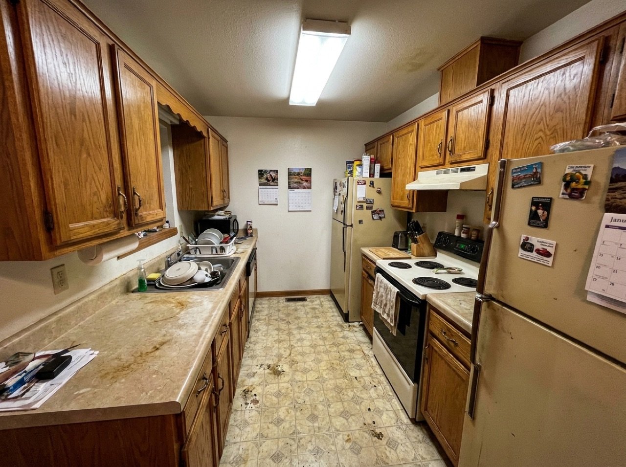 Kitchen before