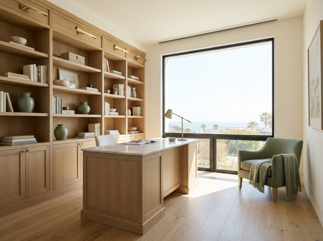 Built-In Home Office — Point Loma